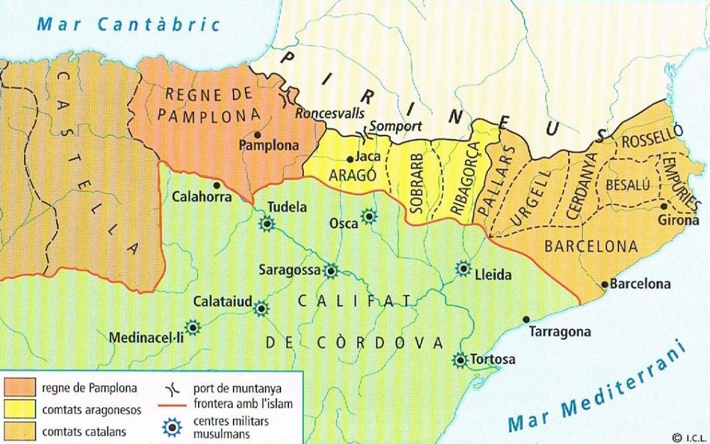 estats-cristians siglo XI